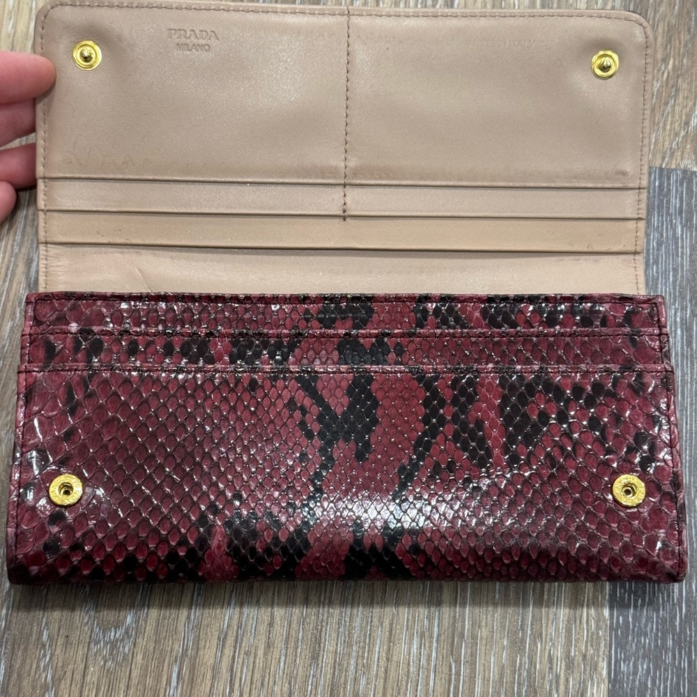 Authentic Rare Prada Python Matinee Micro Contine… - image 2